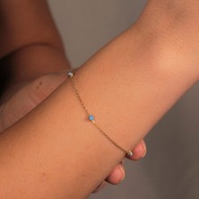 Adil Idil Kuyumculuk 14 Ayar Nazar Boncuk Zincir Bileklik