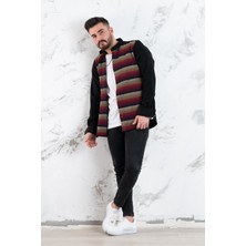 Advante Slimfit Parça Desenli Erkek Oduncu Gömlek