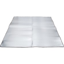 Elaccent F Fityle 200x200cm Alüminyum Folyo Piknik Matı - Gri (Yurt Dışından)