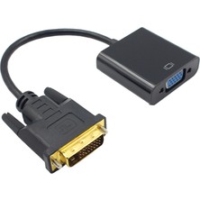 Homyl Dvı-D 24 + 1pin Erkek VGA 15PIN Kablo Adaptörü Converter Kablosu Pc Için