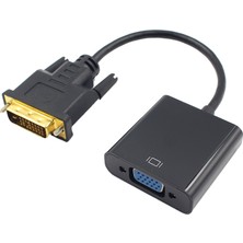 Homyl Dvı-D 24 + 1pin Erkek VGA 15PIN Kablo Adaptörü Converter Kablosu Pc Için