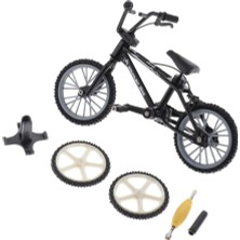 Elaccent F Fityle 1x Mini Bmx Bisiklet Oyuncaklar Parmak Bisiklet Diecast Model Çorap Dolguları Siyah (Yurt Dışından)