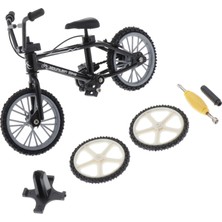 Elaccent F Fityle 1x Mini Bmx Bisiklet Oyuncaklar Parmak Bisiklet Diecast Model Çorap Dolguları Siyah (Yurt Dışından)