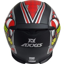 Axxis Eagle Sv Joker Mat Siyah Kırmızı