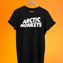 Remonz Artic Monkeys Baskılı %100 Pamuk Oversize T-Shirt Büyük Beden Tişört