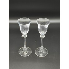 Bohemıa Crystalıte Kristal Ayaklı Likor Bardak 6 Adet 60 ml