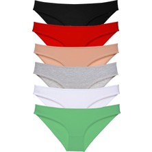 Royaleks 6 Adet Süper Eko Set Likralı Kadın Slip Külot Renk 2