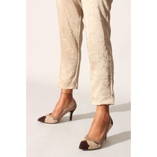 Rovigo Plus Vizon Suet Kadın Günlük Ayakkabı