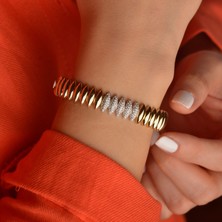 Engingold 14 Ayar Altın Kelepçe Bilezik