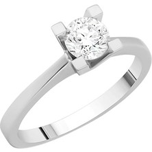 Engingold 0,66CT Pırlanta Tektaş Yüzük - 14K