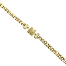 Tekin Gold Ego I Harfli Gurmet Bileklik