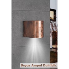 Full Reyon Tek Yönlü Dekoratif Iç Dış Mekan Aplik Eskitme Beyaz Işık
