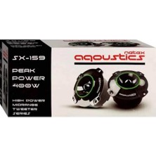 Aqoustics Sx 159 Oto 8 cm Midrange Tweeter Amfi Uyumlu Profesyone