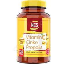 Ncs Vitamin C Çinko Propolis Vitamin D Resveratrol 120 Tablet