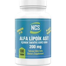 Ncs L-Carnitine Alpha Lipoic Acid Koenzim Q10 180 Tablet 2 Kutu