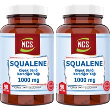 Ncs Squalene Yumuşak Kapsül 1000 Mg  90 Softgel 2 Kutu