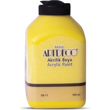 Artdeco Akrilik Boya 500 ml Sarı 070L-3601