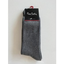 Pierre Cardin 6'lı Erkek Havlu Çorap (Füme)