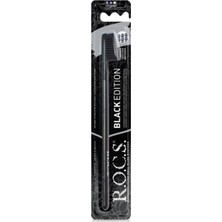 R.O.C.S. Black Edition Diş Fırçası Siyah Kıl