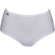 Tutku Kadın 6'lı Paket Yüksek Bel Likralı Ince Bel Bato (Beyaz)