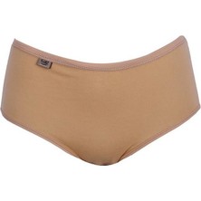 Tutku Kadın 6'lı Paket Yüksek Bel Likralı Ince Bel Bato (Ten)