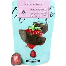 Nin Chocolate Sütlü Çikolata Kaplı Kurutulmuş Çilek Draje 80 gr