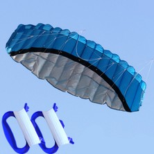 Baosity Yetişkinler Kitesurfing Trainer Uçurtma Kanadı, Dayanıklı Plaj Yaz Çift Hatlar Trick Kites, Dışında Dublör Oyuncaklar Spor Oyunları Uçan Kanat - Mavi (Yurt Dışından)