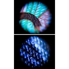 Okgoods El Işıklı Büyüteç 30X 45X 60X LED Işıklı Büyüteç Çekmece Tipi LED Lupa Mücevher Büyüteç Mini Mikroskop (Yurt Dışından)