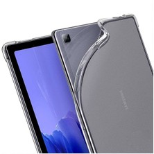 Fibaks Samsung Galaxy Tab S6 Lite P610 P615 P617 Tablet Kılıf + Ekran Koruyucu + Kalem Süper Silikon Şeffaf