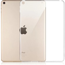 Fibaks Apple iPad 7. Nesil 10.2 Tablet Kılıf + Ekran Koruyucu + Kalem Süper Silikon Şeffaf