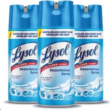 Lysol Dezenfektan Sprey Temizliğin Esintisi 3'lü, Yüzeyler için, 3x400 ml