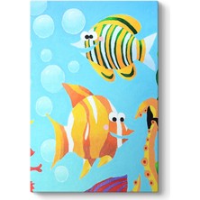 Tabloshop Renkli Balıklar Tablo