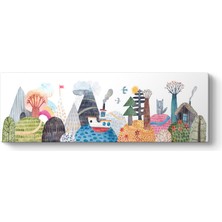 Tabloshop Şirin Kolaj Manzara Tablosu