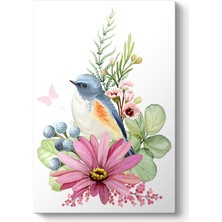 Tabloshop Dekoratif Tasarım Kuş Tablosu