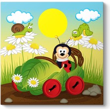 Tabloshop Tırtıl ve Uğur Böceği Tablosu