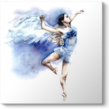 Tabloshop Melek Kanatlı Balerin Tablosu