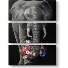 Tabloshop Çiçekli Fil Tablosu