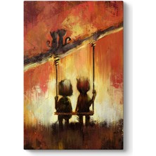 Tabloshop Gün Batımı Salıncak Tablo