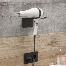 Lamizon Saç Kurutma Makinesi Tutacağı Fön Makinesi Askısı Banyo Askılık