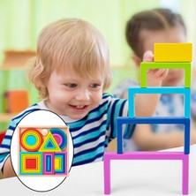 Lovoski Çocuklar Gökkuşağı Yerleştirme Yapı Taşları Yığbu Okul Öncesi Bebek Toddlers Büyük (Yurt Dışından)