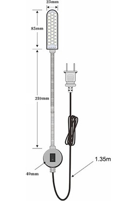 Zsykd LED Dikiş Makinası Lambası 30 Lamba Boncuk (Ab Tak) (Yurt Dışından)