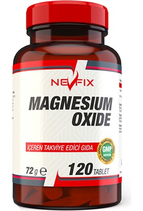 Bluewell Nevfix Magnesium Oxide Magnezyum 250 Mg 120 Tablet