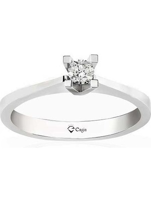 Engingold 0,23CT Pırlanta Tektaş YÜZÜK-14K