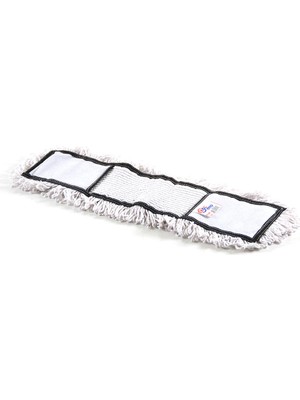 Ekol Nemli Palet Yedek Mop Paspas 50 Cm  / Nem Alıcı Mop - Pamuklu / Beyaz - 1 Adet