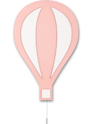 instababyrooms Pembe Balon Ahşap Aydınlatma