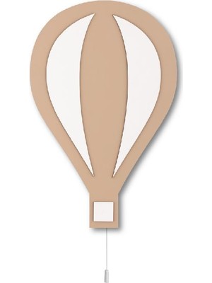 instababyrooms Cappucinno Balon Ahşap Aydınlatma