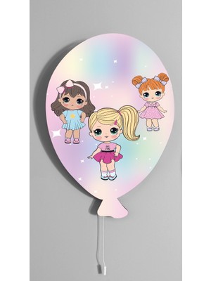 instababyrooms Sevimli Kızlar Şeker Balon Aydınlatma