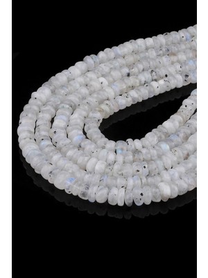 Dünya Doğal Taş Rondela Ay Taşı Dizi - DIZI0299