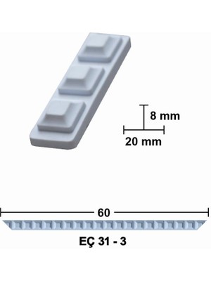 Ankara Hobi 60 cm Esnek Mobilya Çıtası