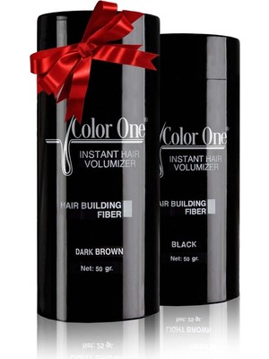 Color One Dolgunlaştırıcı Saç Tozu Topik  Siyah 2 Adet x 50 gr
